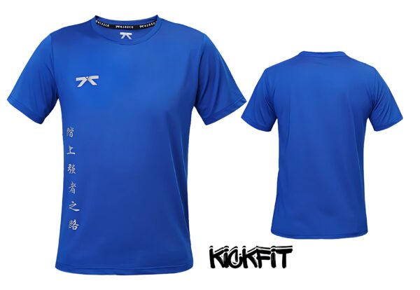 Kickfit Dri-Fit Crew Neck Shirt (Blue) - Image 3