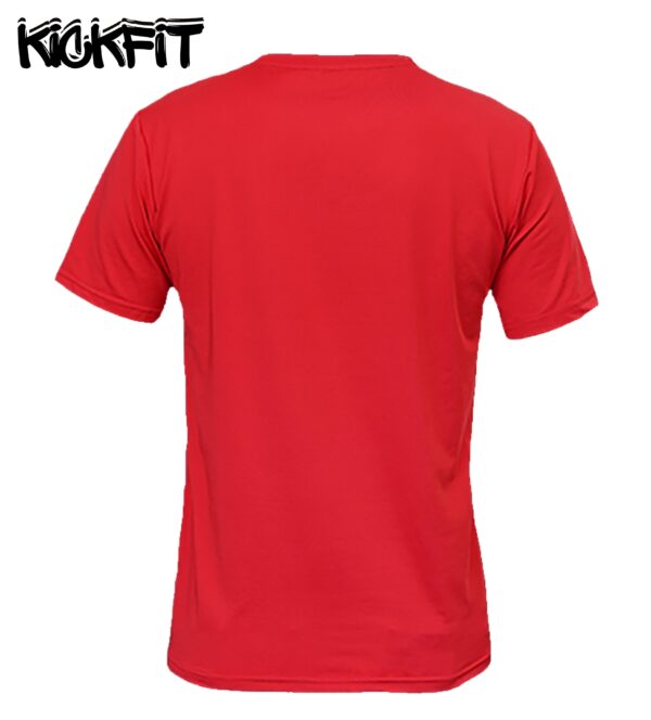 Kickfit Dri-Fit Crew Neck Shirt (Red) - Image 2