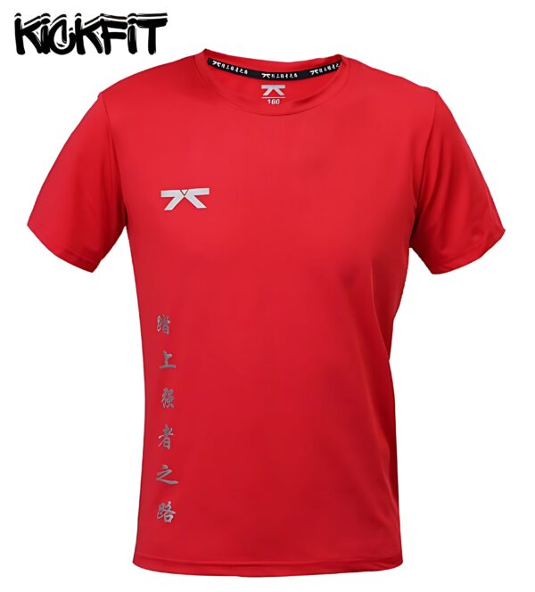 Kickfit Dri-Fit Crew Neck Shirt (Red)