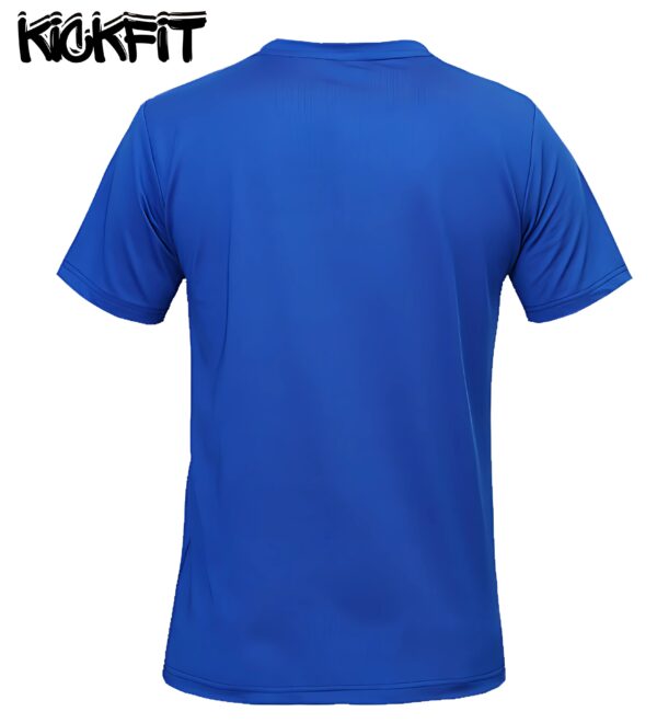 Kickfit Dri-Fit Crew Neck Shirt (Blue) - Image 2