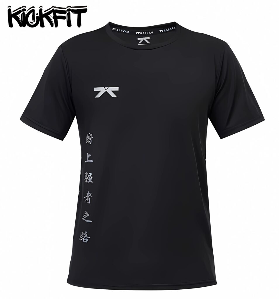 Kickfit Dri-Fit Crew Neck Shirt (Black)