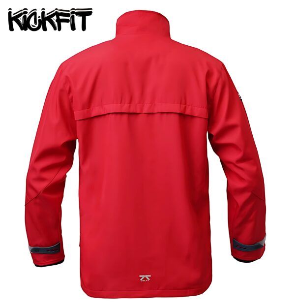 Kickfit "Eagle" Windbreaker Jacket Red - Image 2