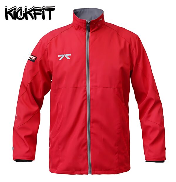 Kickfit "Eagle" Windbreaker Jacket Red - Image 3