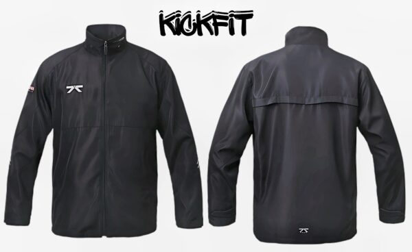 Kickfit "Eagle" Windbreaker Jacket Black - Image 4