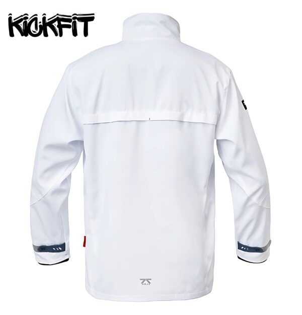 Kickfit "Eagle" Windbreaker Jacket White - Image 2