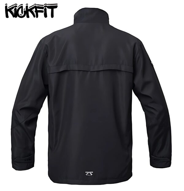 Kickfit "Eagle" Windbreaker Jacket Black - Image 2